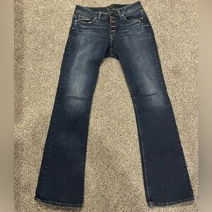 Silver Suki button-front jeans